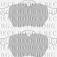 Комплект тормозных колодок BORG & BECK BBP1444