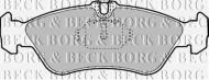 Комплект тормозных колодок BORG & BECK BBP1445