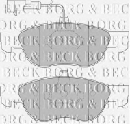 Комплект тормозных колодок BORG & BECK BBP1452