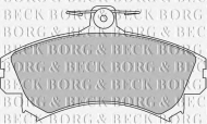 Комплект тормозных колодок BORG & BECK BBP1458