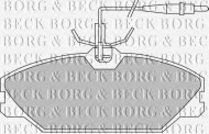 Комплект тормозных колодок BORG & BECK BBP1466