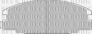Комплект тормозных колодок BORG & BECK BBP1476