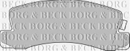 Комплект тормозных колодок BORG & BECK BBP1477