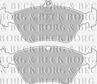 Комплект тормозных колодок BORG & BECK BBP1487