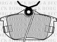 Комплект тормозных колодок BORG & BECK BBP1488