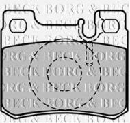Комплект тормозных колодок BORG & BECK BBP1495