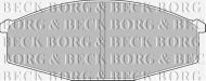 Комплект тормозных колодок BORG & BECK BBP1497