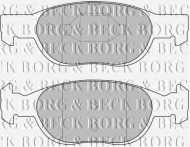 Комплект тормозных колодок BORG & BECK BBP1499