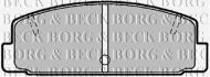 Комплект тормозных колодок BORG & BECK BBP1506