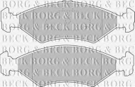 Комплект тормозных колодок BORG & BECK BBP1509