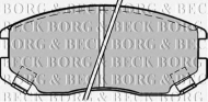 Комплект тормозных колодок BORG & BECK BBP1518