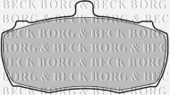 Комплект тормозных колодок BORG & BECK BBP1519