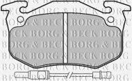 Комплект тормозных колодок BORG & BECK BBP1525