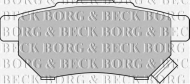 Комплект тормозных колодок BORG & BECK BBP1526