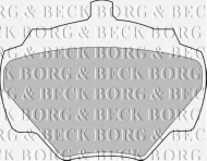 Комплект тормозных колодок BORG & BECK BBP1528
