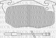 Комплект тормозных колодок BORG & BECK BBP1532