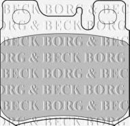 Комплект тормозных колодок BORG & BECK BBP1533