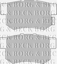 Комплект тормозных колодок BORG & BECK BBP1535