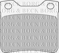 Комплект тормозных колодок BORG & BECK BBP1537