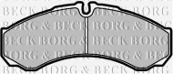Комплект тормозных колодок BORG & BECK BBP1554