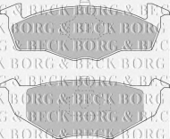 Комплект тормозных колодок BORG & BECK BBP1555