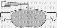 Комплект тормозных колодок BORG & BECK BBP1557