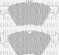 Комплект тормозных колодок BORG & BECK BBP1564