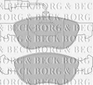 Комплект тормозных колодок BORG & BECK BBP1576
