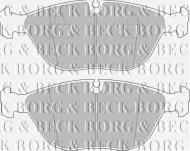 Комплект тормозных колодок BORG & BECK BBP1578