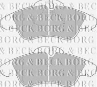 Комплект тормозных колодок BORG & BECK BBP1588