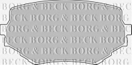 Комплект тормозных колодок BORG & BECK BBP1597