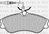 Комплект тормозных колодок BORG & BECK BBP1601