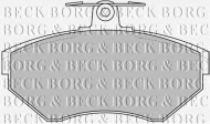 Комплект тормозных колодок BORG & BECK BBP1607