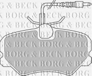 Комплект тормозных колодок BORG & BECK BBP1608