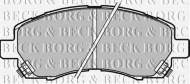 Комплект тормозных колодок BORG & BECK BBP1609