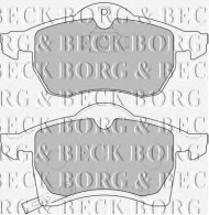 Комплект тормозных колодок BORG & BECK BBP1612