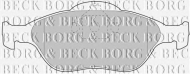 Комплект тормозных колодок BORG & BECK BBP1615