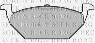 Комплект тормозных колодок BORG & BECK BBP1619