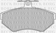 Комплект тормозных колодок BORG & BECK BBP1620