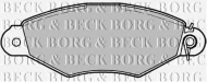 Комплект тормозных колодок BORG & BECK BBP1622