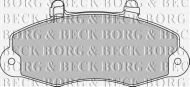 Комплект тормозных колодок BORG & BECK BBP1624