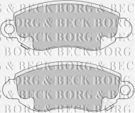 Комплект тормозных колодок BORG & BECK BBP1626