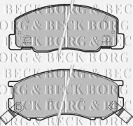 Комплект тормозных колодок BORG & BECK BBP1630