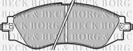 Комплект тормозных колодок BORG & BECK BBP1642