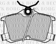 Комплект тормозных колодок BORG & BECK BBP1653