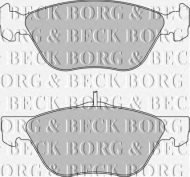 Комплект тормозных колодок BORG & BECK BBP1654