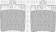 Комплект тормозных колодок BORG & BECK BBP1665