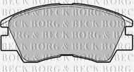 Комплект тормозных колодок BORG & BECK BBP1671