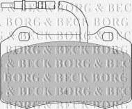 Комплект тормозных колодок BORG & BECK BBP1674
