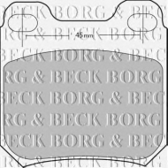 Комплект тормозных колодок BORG & BECK BBP1678